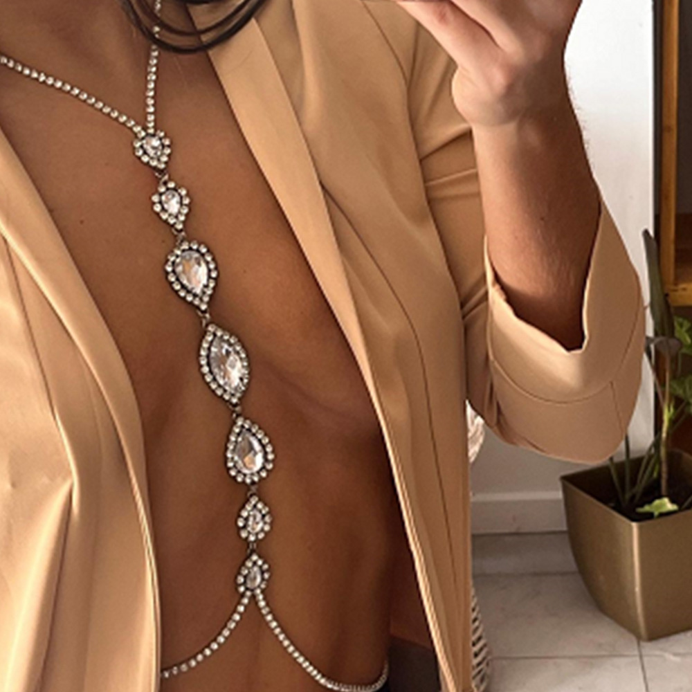 Fashion Sexy Water Drop Neckla - огляд і ціна Body Jewelry Necklace