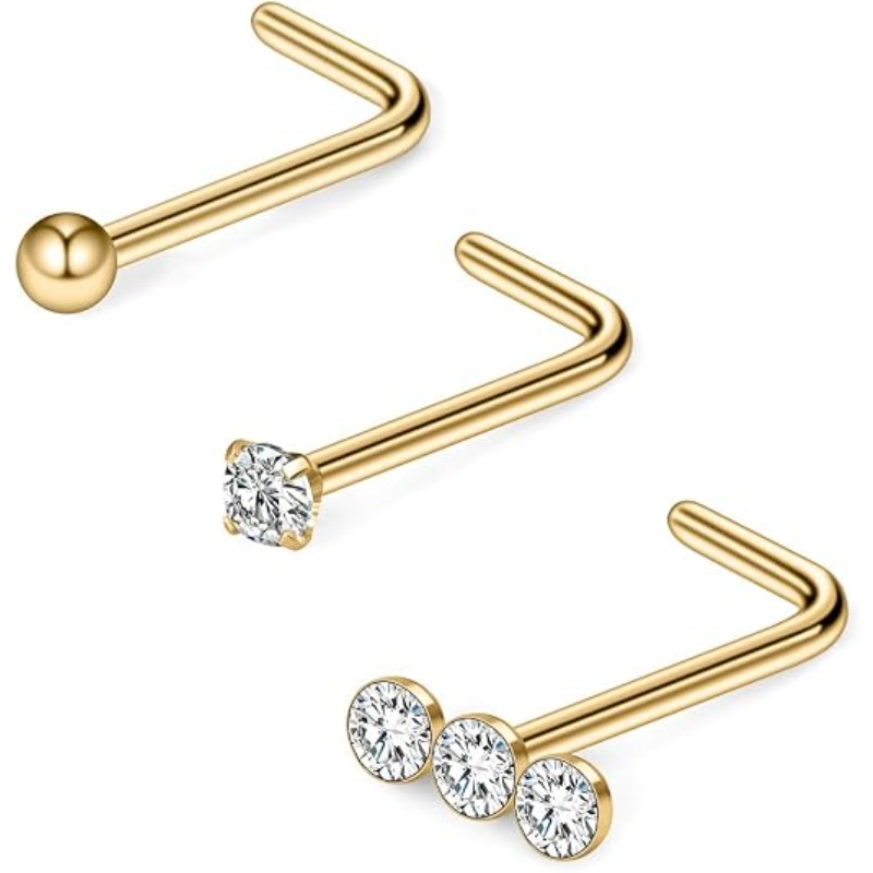 3PCS 20G Surgical Steel Triple - огляд і ціна Body Jewelry Surgical Steel