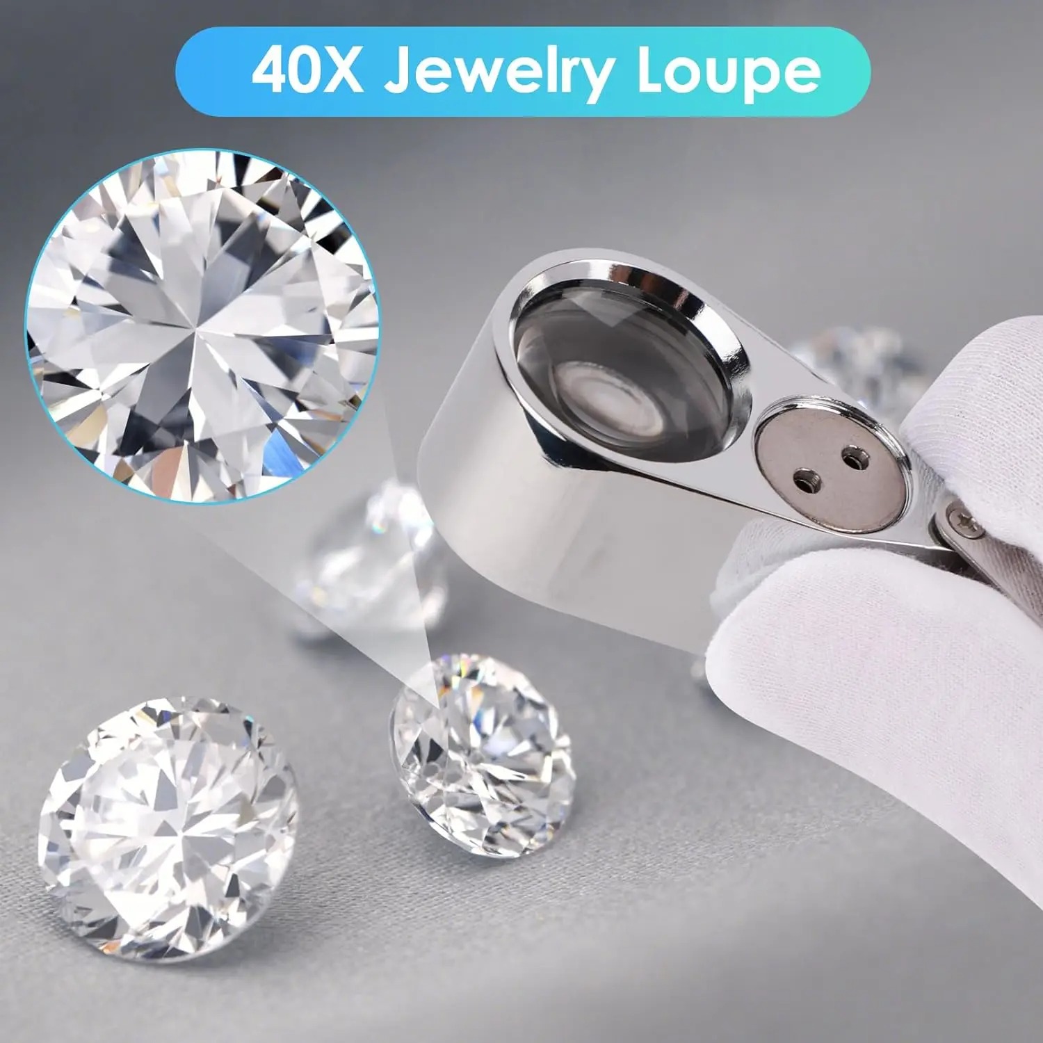 40X Illuminated Jeweler Loupe  - огляд і ціна Body Jewelry Repair