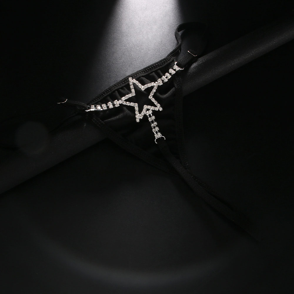 Sexy Crystal Star Waist Thong  - огляд і ціна Body Jewelry Retainers