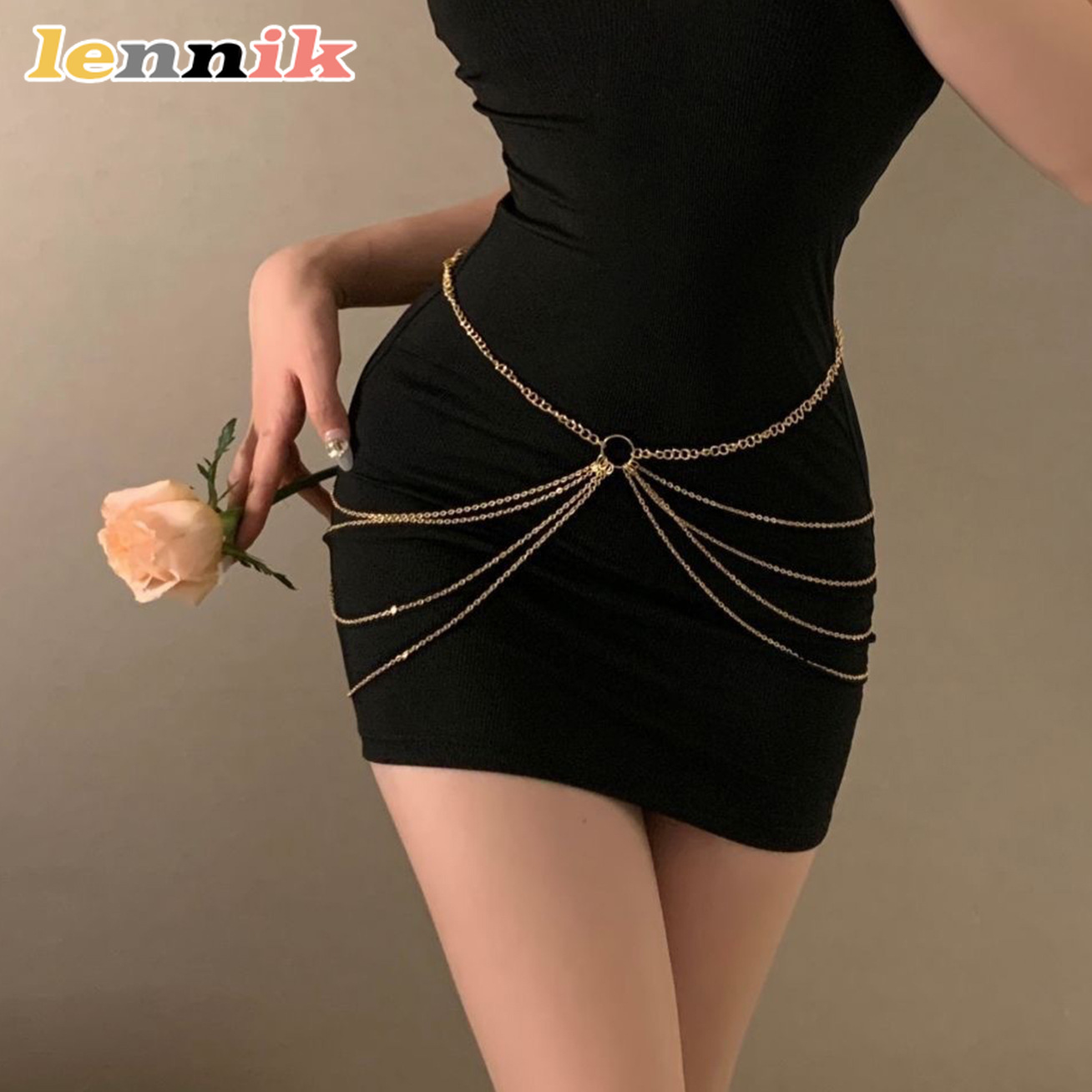 LENNIK Tassel Metal Multi-Laye - огляд і ціна Body Jewelry For You