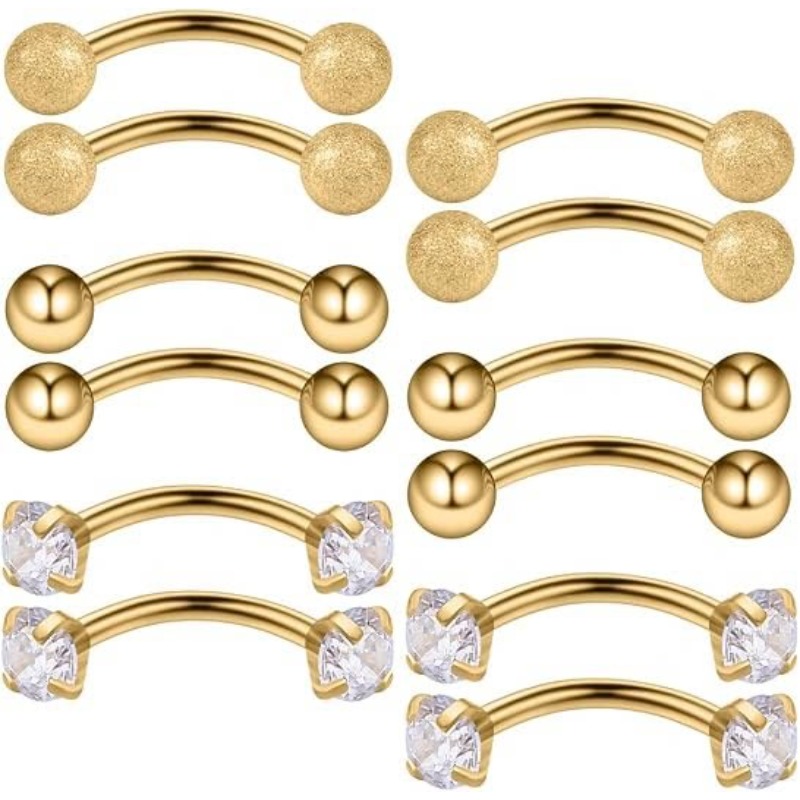 6Pairs 16G Piercing Jewelry Ro - огляд і ціна Body Jewelry Surgical Steel