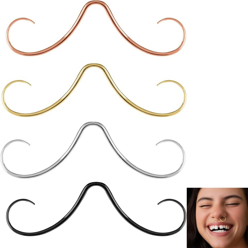 Piercing Jewelry Mustache Sept - огляд і ціна Body Jewelry Surgical Steel