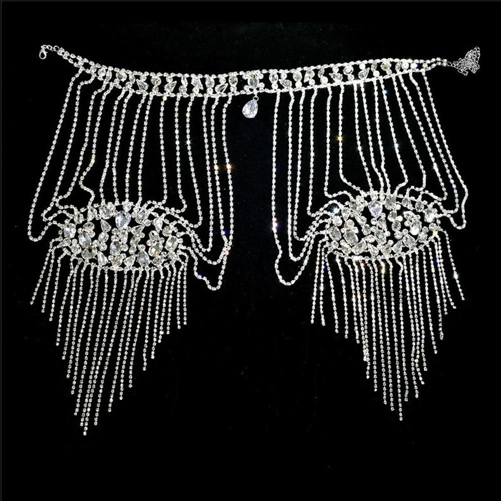 Luxurious Design Rhinestone Sh - огляд і ціна Body Jewelry Necklace
