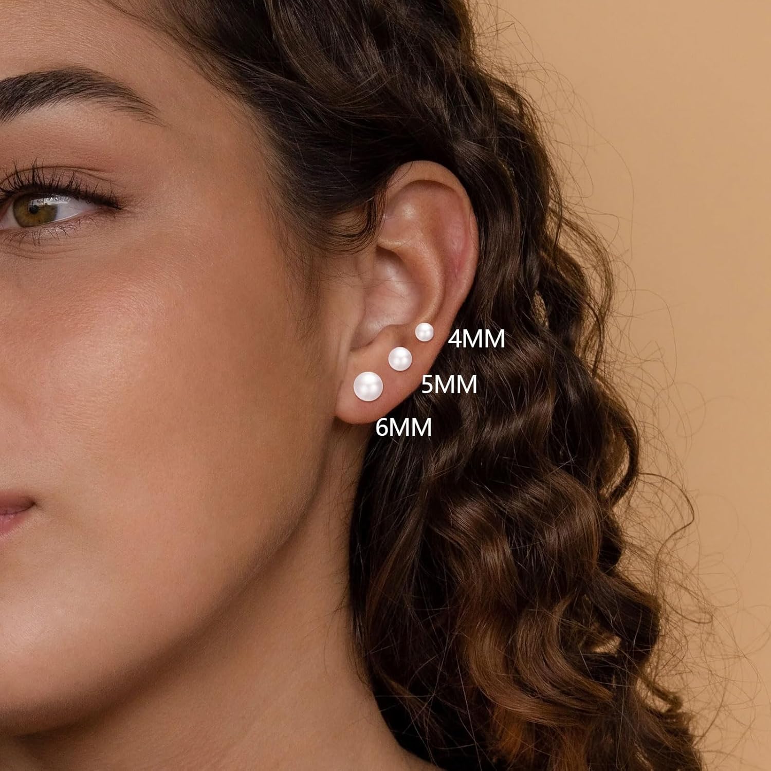 3 Pairs Tiny Pearl Stud Earrin - огляд і ціна Body Jewelry Surgical Steel