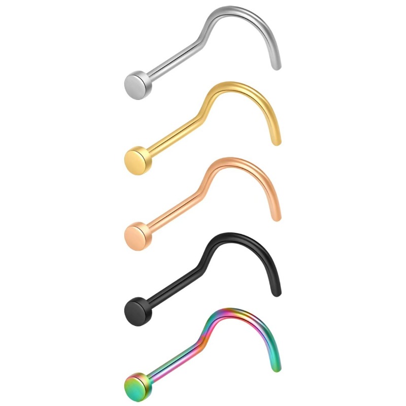 5pcs 20G 20G 316L Surgical Ste - огляд і ціна Body Jewelry Surgical Steel