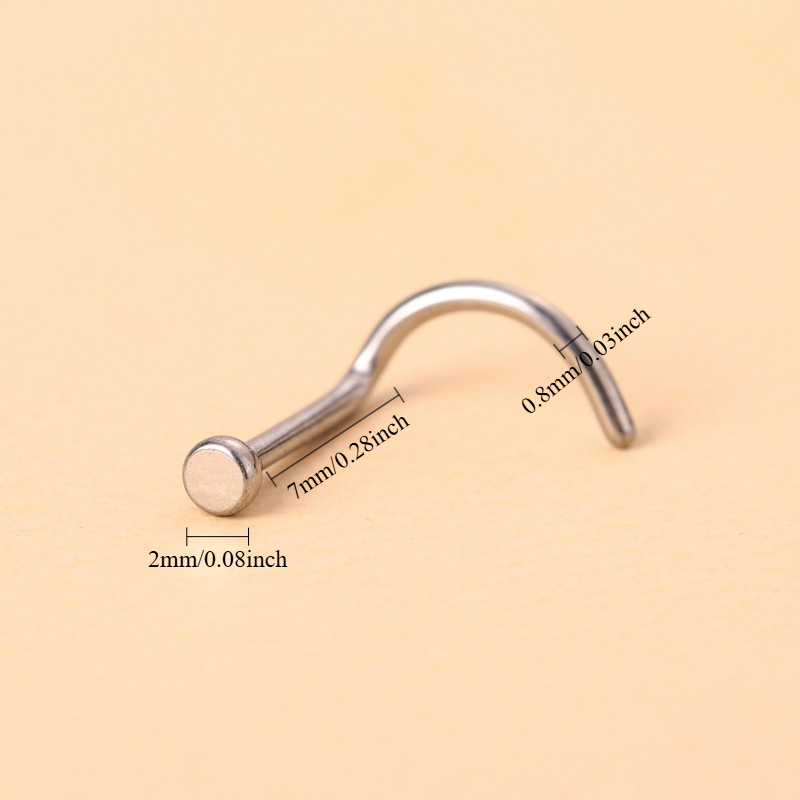 5pcs 20G 20G 316L Surgical Ste - огляд і ціна Body Jewelry Surgical Steel