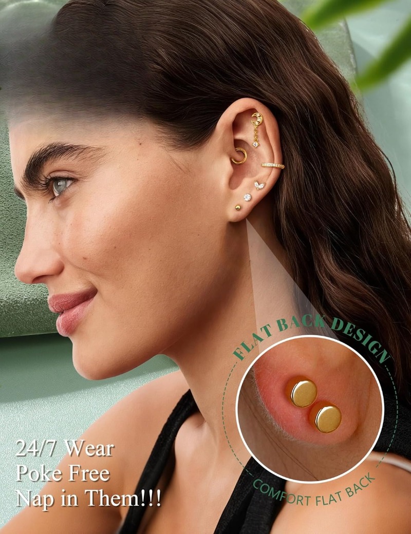16 Gauge Cartilage Earrings fo - огляд і ціна Body Jewelry Surgical Steel