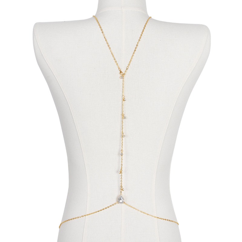 Bride Backless Rhinestone Wate - огляд і ціна Body Jewelry Necklace