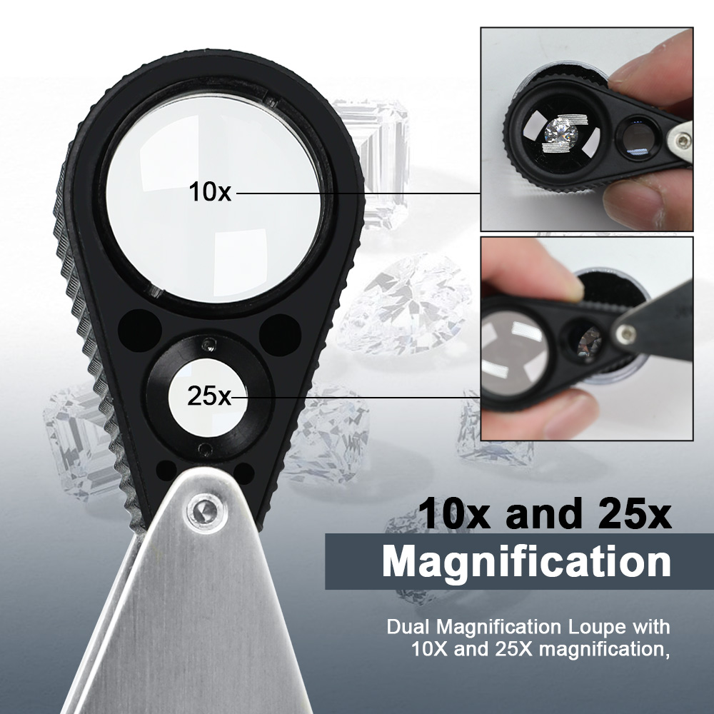 Dual 10X 25X Jewelry Loupe - S - огляд і ціна Body Jewelry Repair