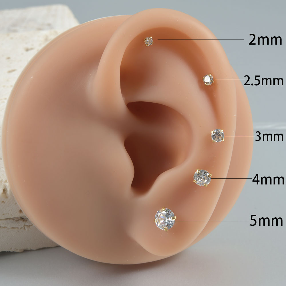 1Pair Surgical Steel Catch Rou - огляд і ціна Body Jewelry Surgical Steel