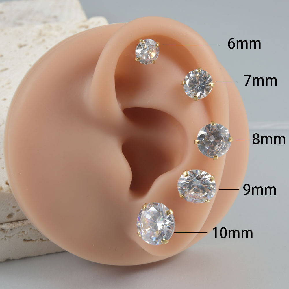 1Pair Surgical Steel Catch Rou - огляд і ціна Body Jewelry Surgical Steel